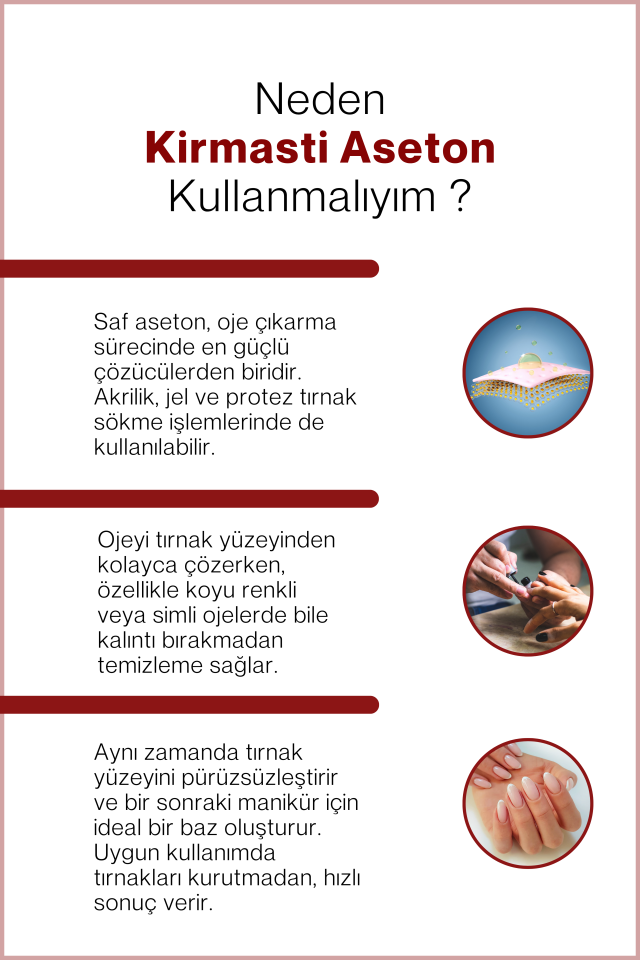 Saf Aseton Oje Temizleyici Nail Polish Remover Oje Çıkarıcı 900ml
