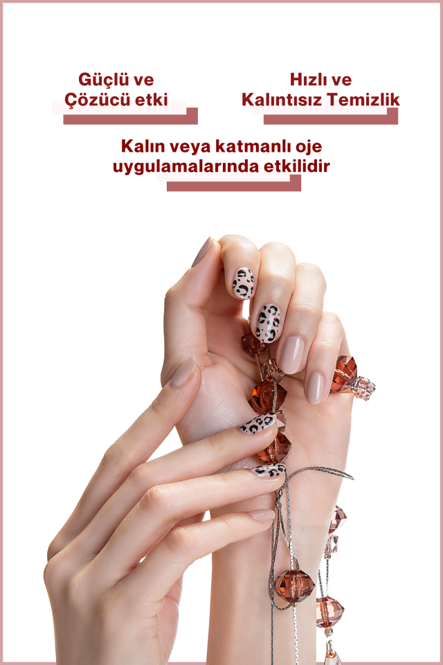 Saf Aseton Oje Temizleyici Nail Polish Remover Oje Çıkarıcı 900ml