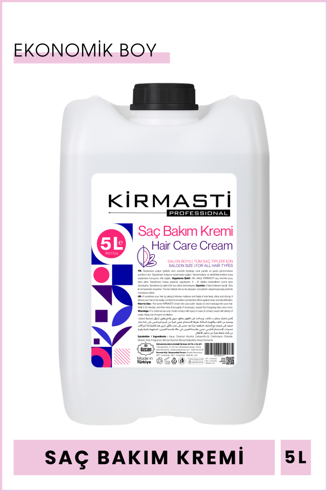 Bitki Özlü Canlandırıcı Saç Bakım Kremi 5 Litre Prokeratin Hair Cream Avantajlı Ekonomik Boy 5000ml