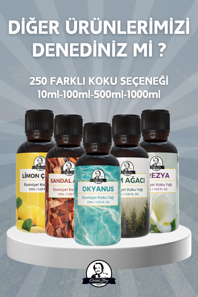 Beyaz Çay Esansiyel Uçucu Koku Yağı White Tea Buhurdanlık Yağı Difüzör Esansı Küre 10ml