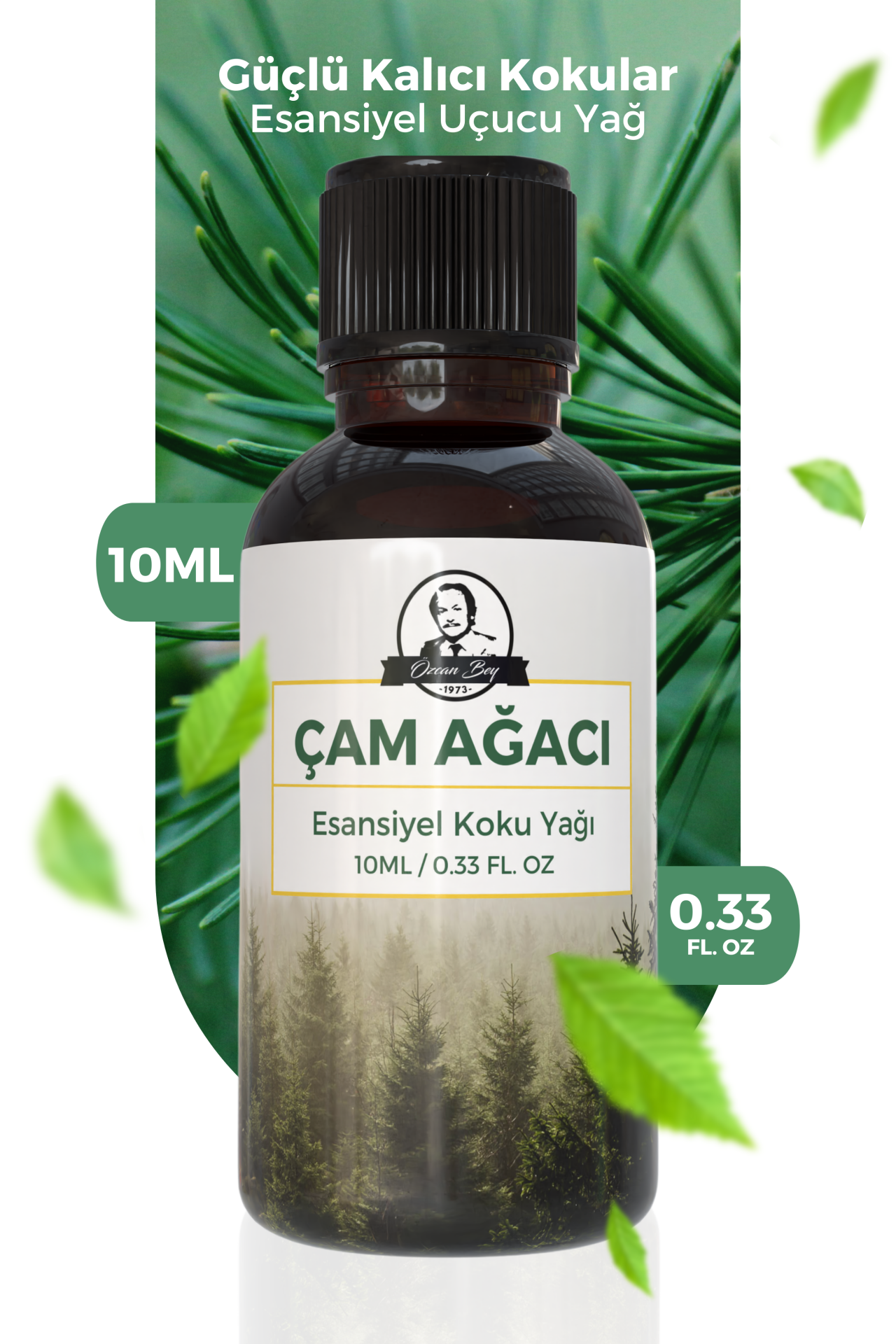 Çam Ağacı Esansiyel Uçucu Koku Yağı Pine Forest Buhurdanlık Yağı Difüzör Esansı Küre 10ml