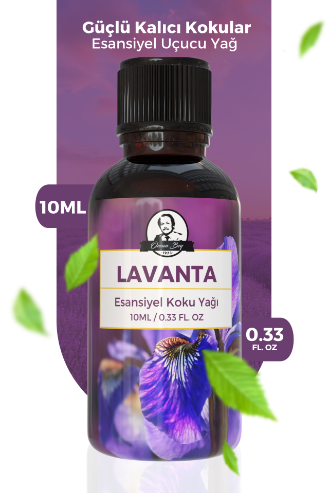 Lavanta Kokulu Esansiyel Uçucu Koku Lavanta Yağı Özlü Buhurdanlık Yağı Difüzör Esansı Küre 10ml