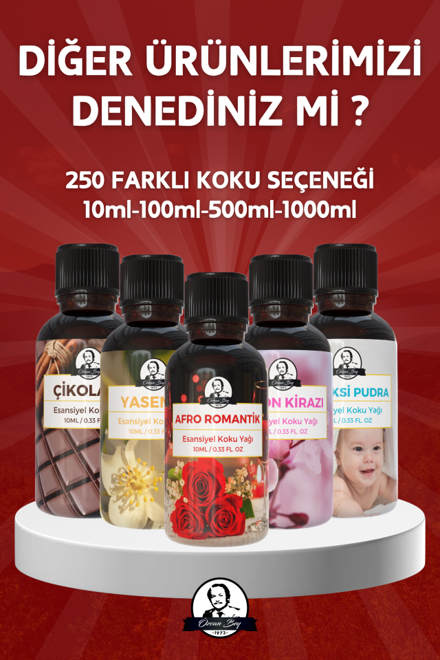 Gül Yağı Esansiyel Uçucu Koku Yağı Rose Oil Doğal Buhurdanlık Yağı Difüzör Esansı Küre 10ml
