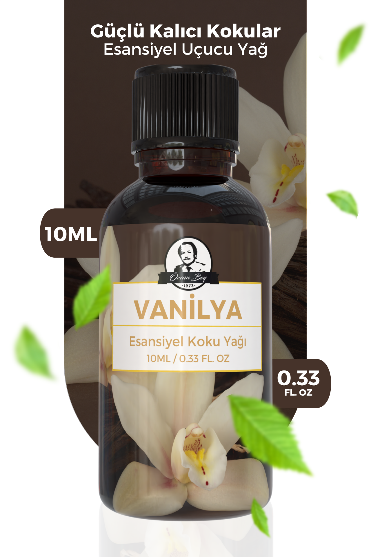Vanilya Kokulu Esansiyel Uçucu Koku Yağı Vanilla Buhurdanlık Yağı Difüzör Esansı Küre 10ml