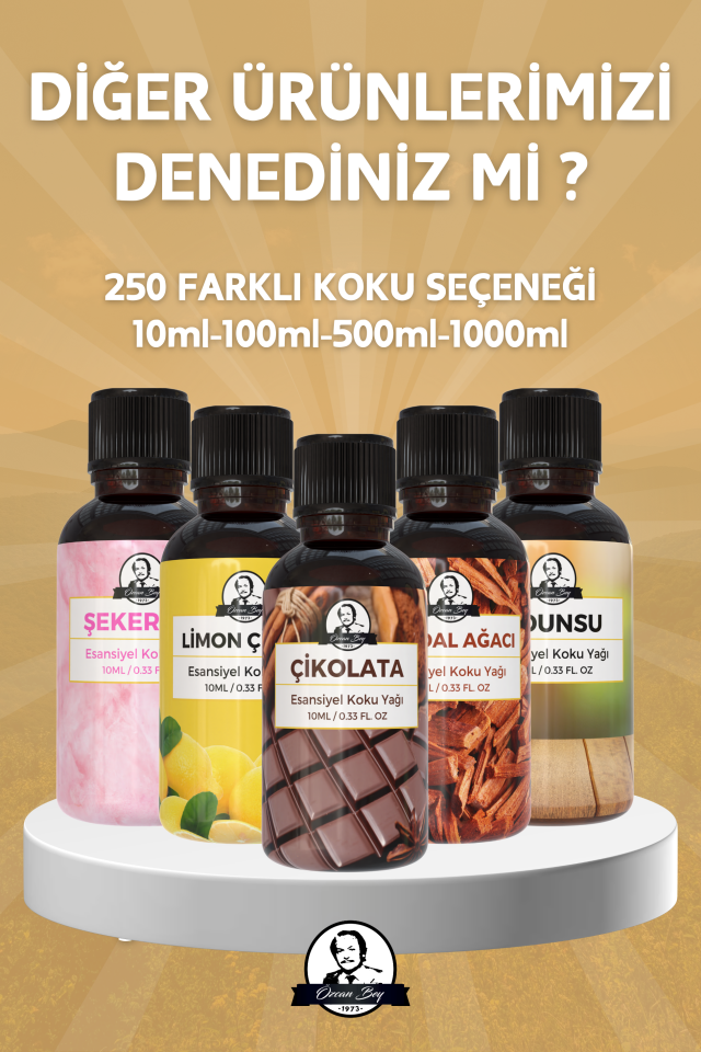 Vanilya Kokulu Esansiyel Uçucu Koku Yağı Vanilla Buhurdanlık Yağı Difüzör Esansı Küre 10ml