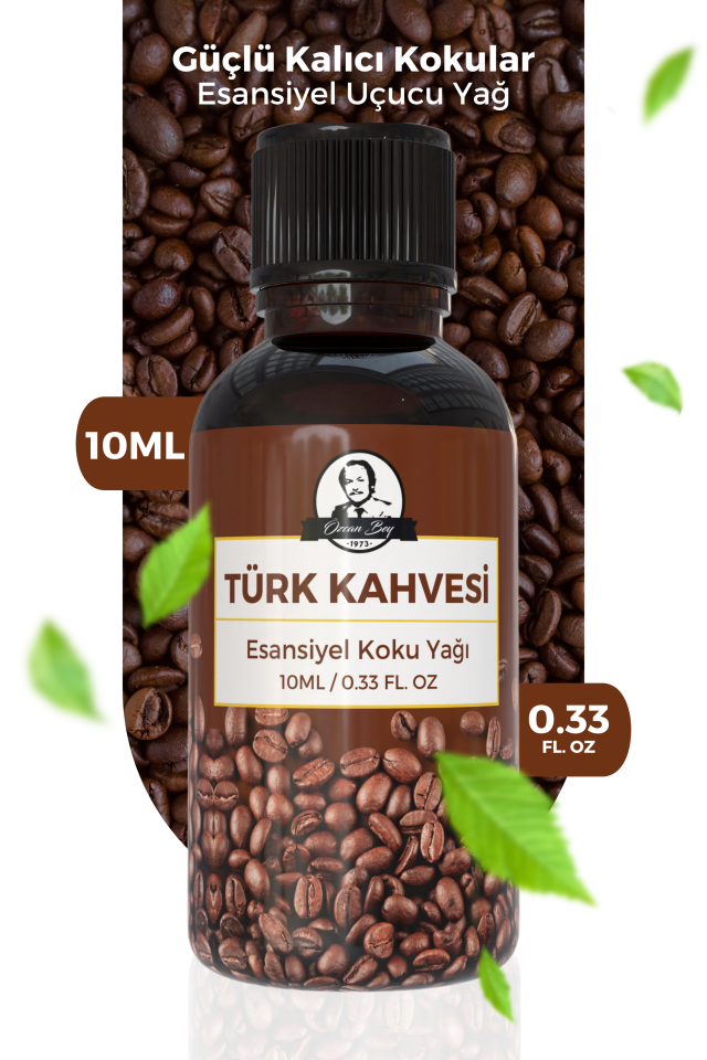 Türk Kahvesi Kokulu Esansiyel Uçucu Koku Coffee Yağı Buhurdanlık Yağı Difüzör Esansı Küre 10ml