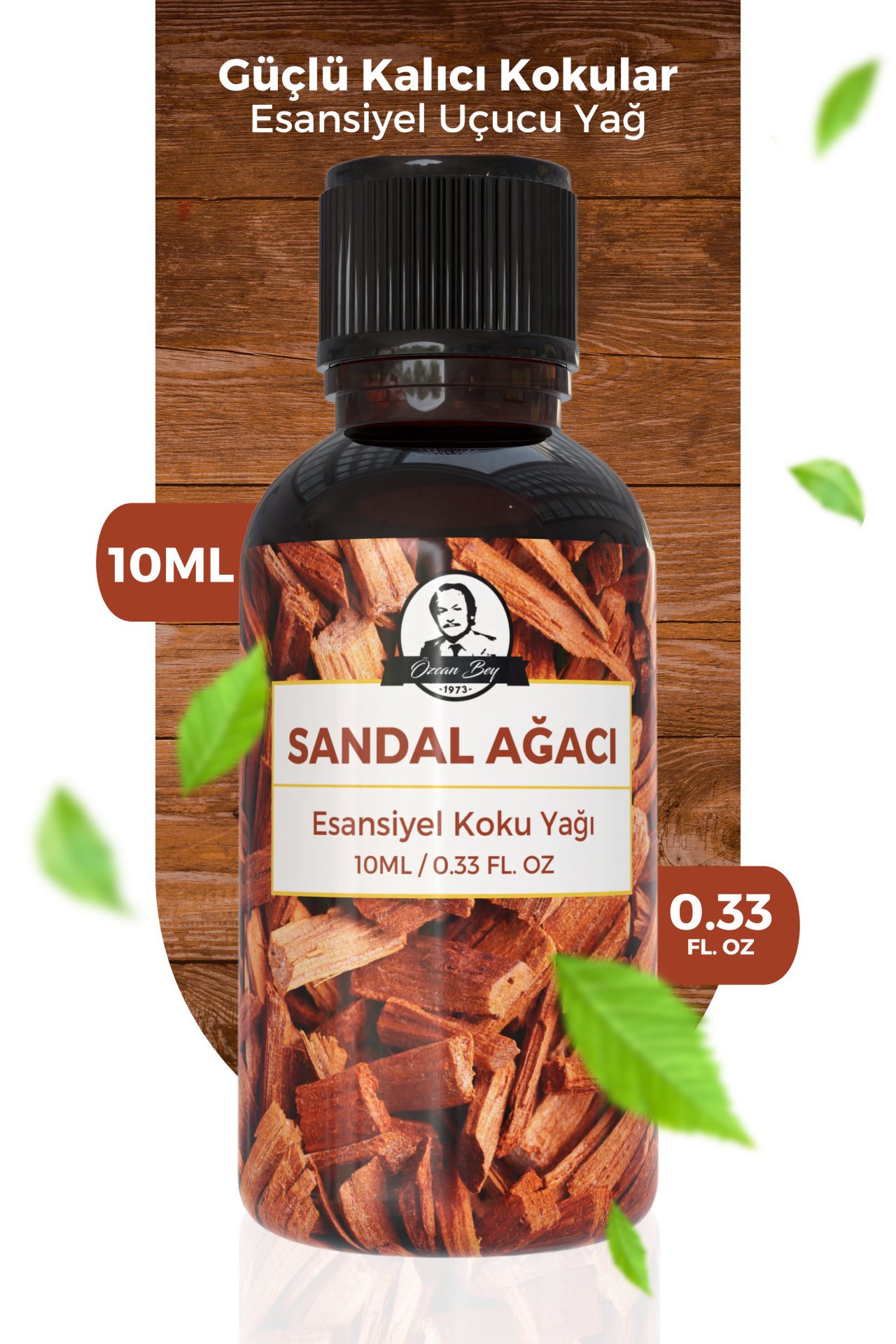 Sandal Ağacı Esansiyel Uçucu Koku Yağı Buhurdanlık Yağı Difüzör Esansı Küre 10ml
