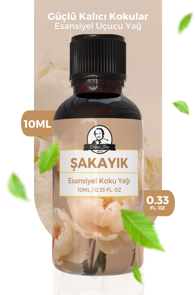 Şakayık Çiçeği Esansiyel Uçucu Koku Yağı Peony Buhurdanlık Yağı Difüzör Esansı Küre 10ml