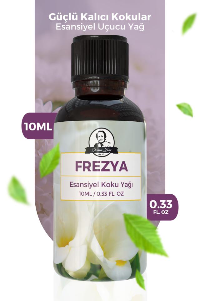 Frezya Çiçeği Esansiyel Uçucu Koku Yağı Çiçeksi Buhurdanlık Yağı Difüzör Esansı Küre 10ml