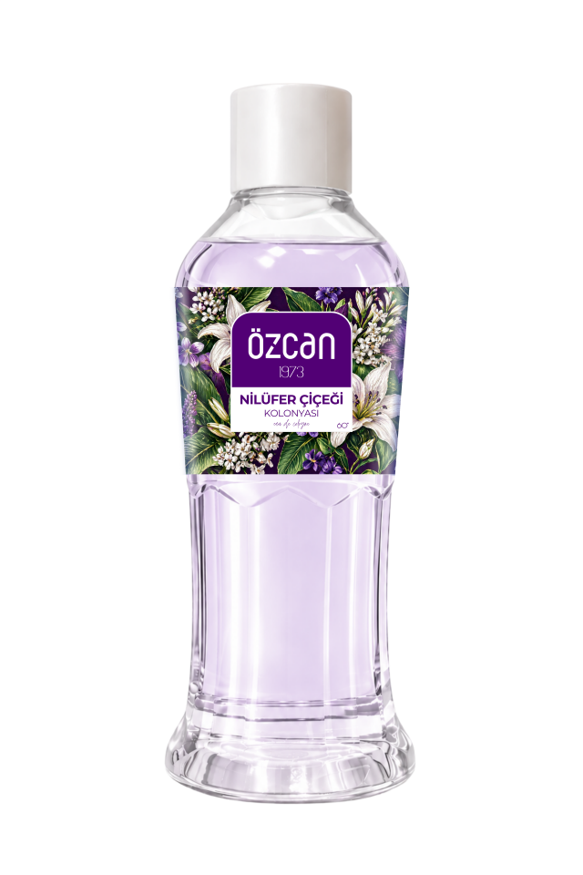 Premium Seri Nilüfer Çiçeği Kolonyası, Ferahlatıcı ve Serinletici Kolonya Perfumed Cologne Pet Şişe 400ml