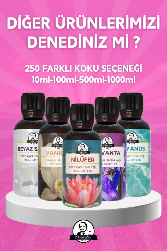 Çiçeksi Avantaj Seti Saf Esansiyel Uçucu Yağ Buhurdanlık Yağı Difüzör Esansı Aromaterapi 10x 10ml