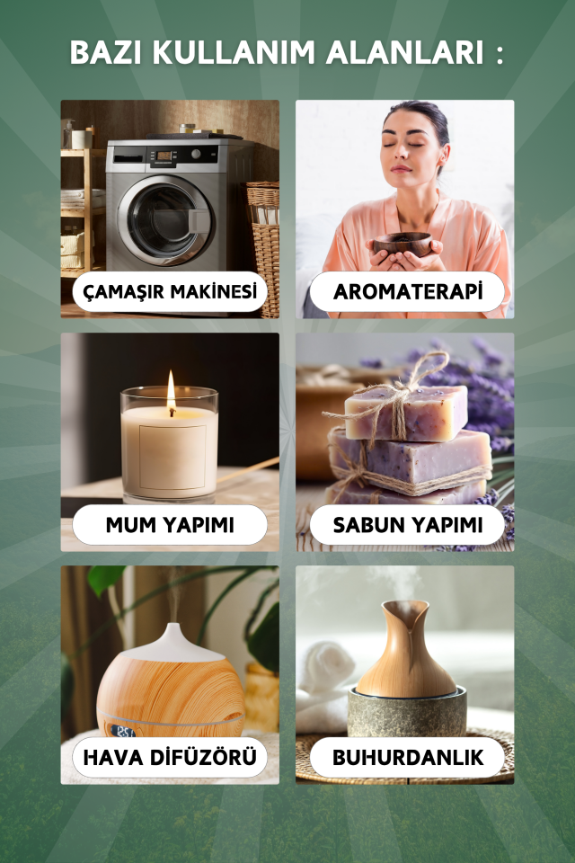 Doğadan Avantaj Seti Saf Esansiyel Uçucu Yağ Buhurdanlık Yağı Difüzör Esansı Aromaterapi 6x 10ml