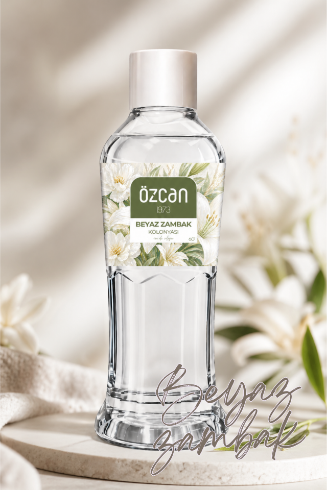 Premium Seri Beyaz Zambak Kolonyası, Ferahlatıcı ve Serinletici Kolonya Perfumed Cologne Pet Şişe 400ml