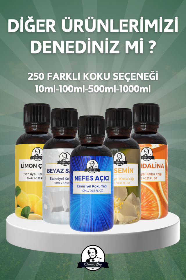 Doğadan Avantaj Seti Saf Esansiyel Uçucu Yağ Buhurdanlık Yağı Difüzör Esansı Aromaterapi 10x 10ml