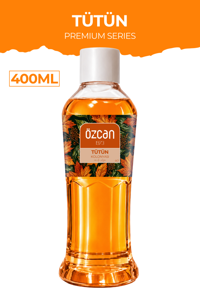 Premium Seri Tütün Kolonyası, Ferahlatıcı ve Serinletici Kolonya Perfumed Cologne Pet Şişe 400ml