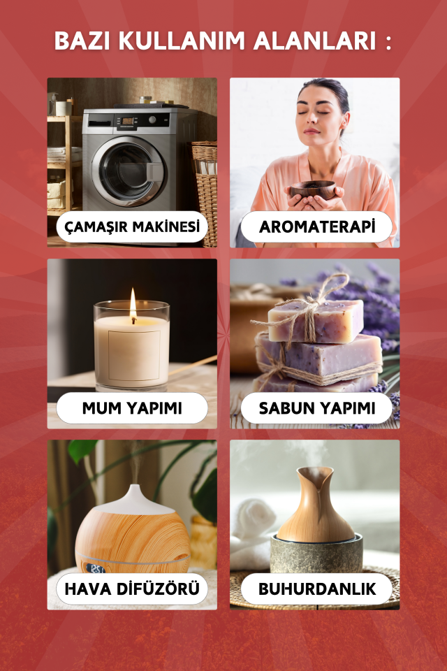 Favori Avantaj Seti Saf Esansiyel Uçucu Yağ Buhurdanlık Yağı Difüzör Esansı Aromaterapi 24x 10ml