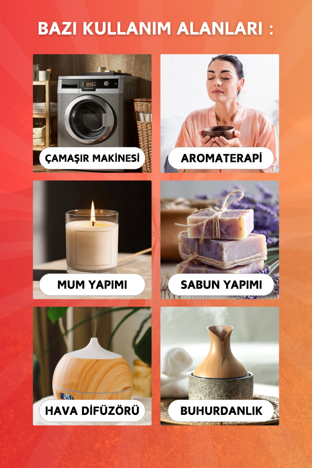 Yaz Avantaj Seti Saf Esansiyel Uçucu Yağ Buhurdanlık Yağı Difüzör Esansı Aromaterapi 6x 10ml