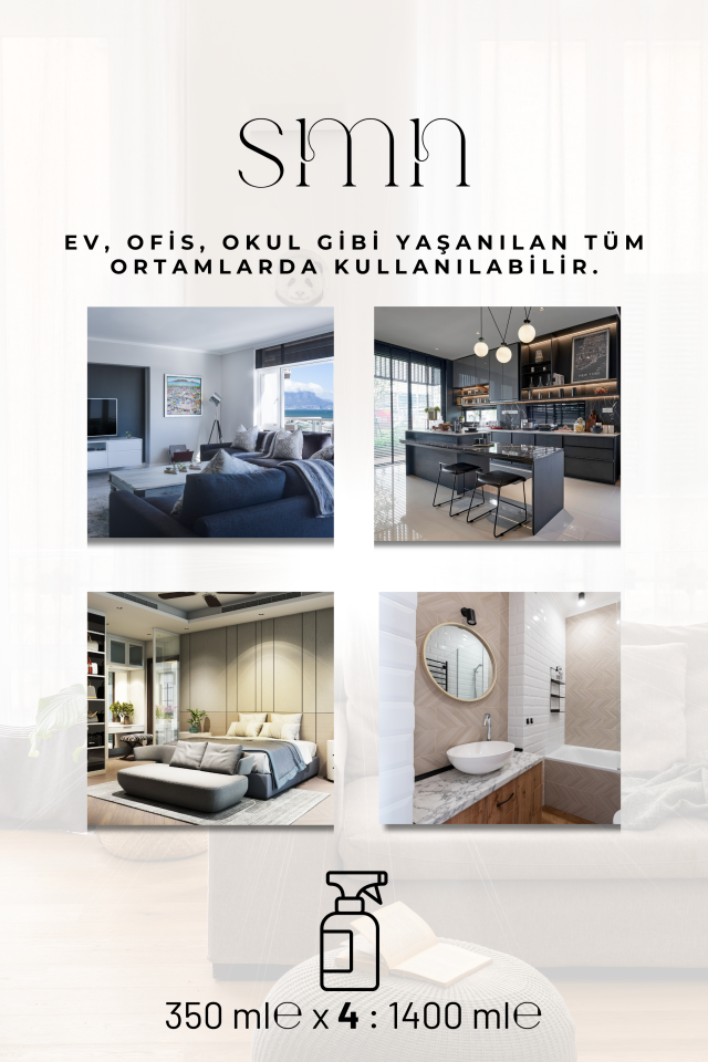 Favori 4'lü Set Oda Spreyleri Avantaj Paketi Begonvil + Exotic + Gül + Bahar Air Freshener 4 x 350ml