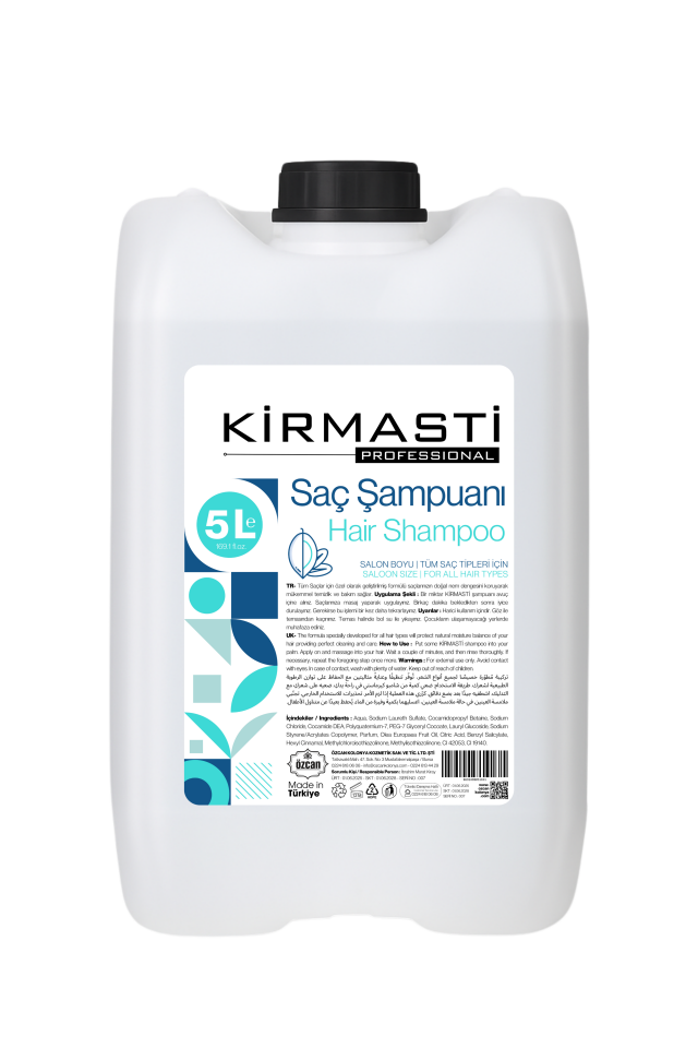 Profesyonel Saç Bakım Şampuanı ve Saç Bakım Kremi Avantaj Paketi Ekonomik Boy 2 x 5000ml