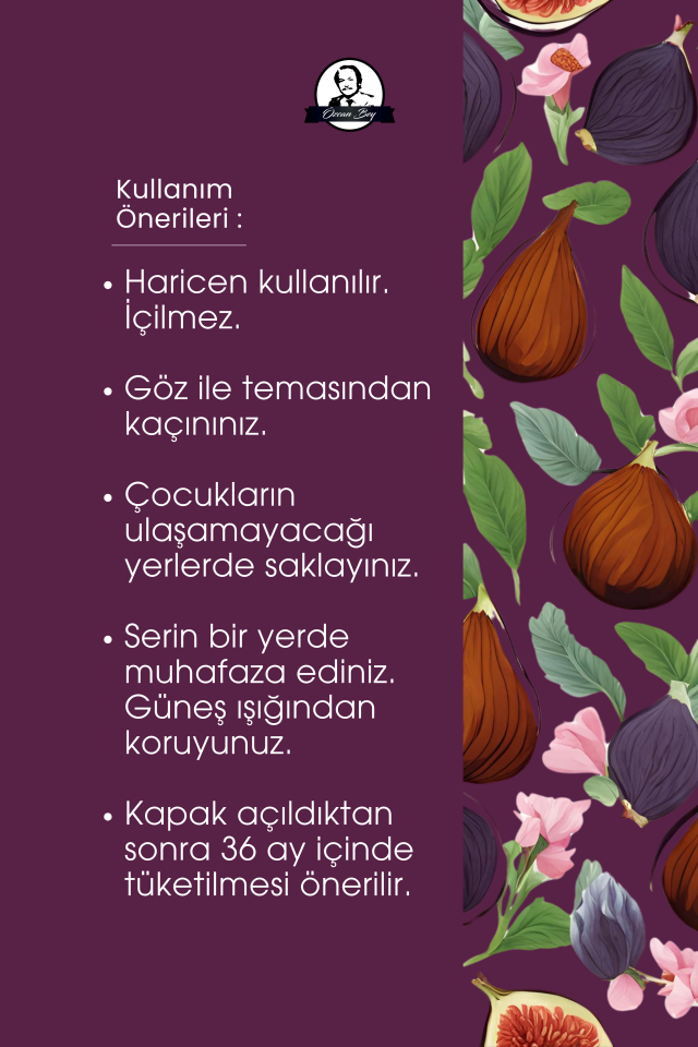 Deluxe Seri Ege'nin İnciri Kolonyası Parfümlü İncir Çiçeği Kokulu Kolonya 200ml Cam Şişe