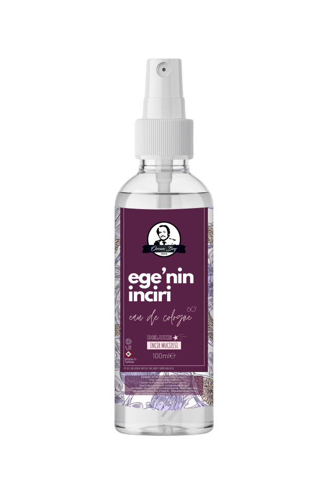 Mini Deluxe Seri Ege'nin İnciri Kolonyası Parfümlü İncir Çiçeği Kokulu Kolonya 100ml Pet Şişe