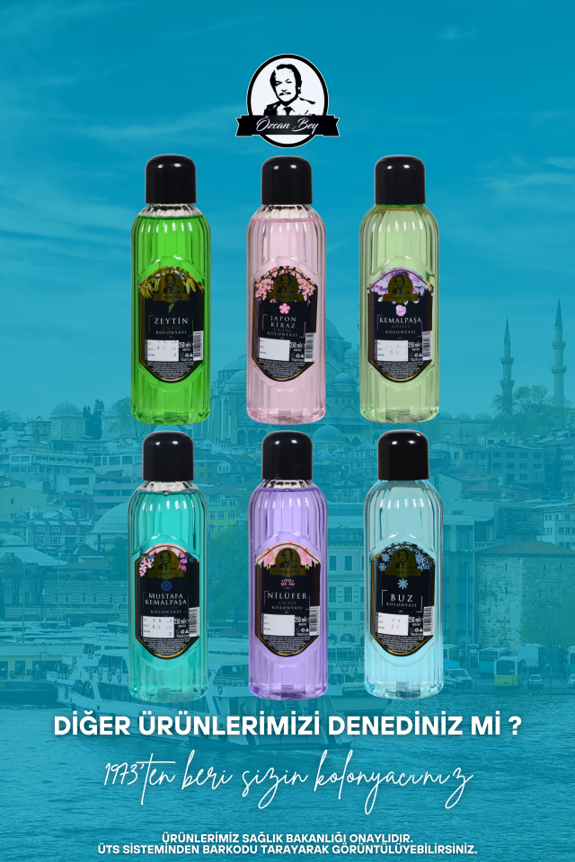 Premium Seri Kemalpaşa Geceleri Kolonyası 250ml Pet Şişe