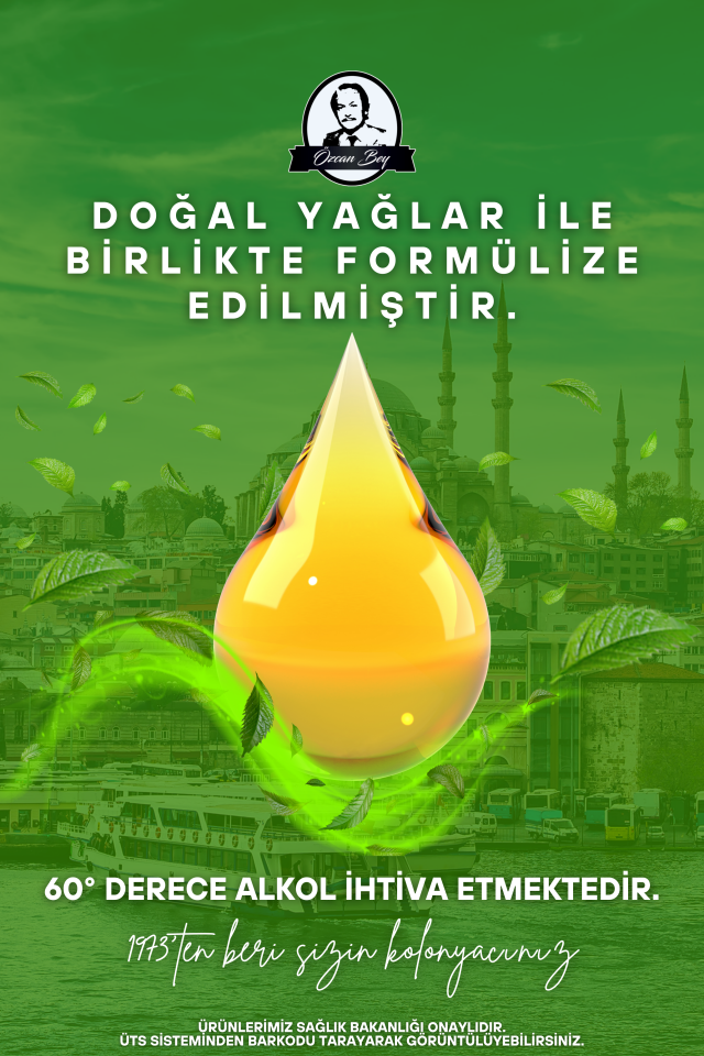 Premium Seri Zeytin Çiçeği Kolonyası 250ml Pet Şişe