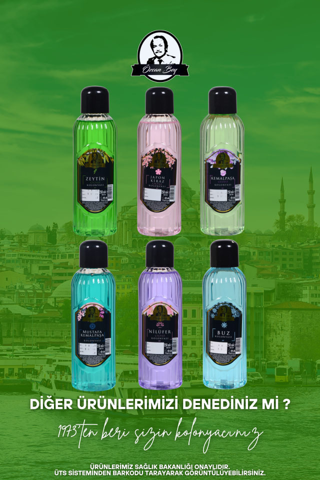 Premium Seri Zeytin Çiçeği Kolonyası 250ml Pet Şişe