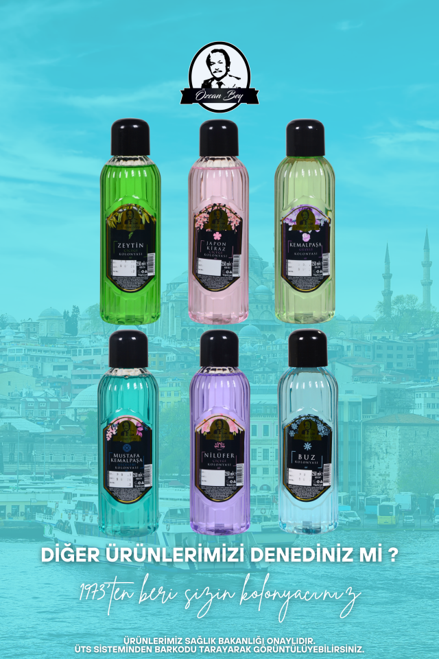 Premium Seri Buz Iceberg Kolonyası 250ml Pet Şişe