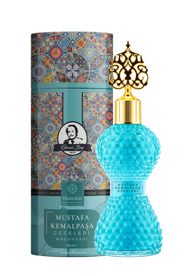 Hatıralar Koleksiyonu Kemalpaşa Geceleri Kolonyası Söz Nişan Hediyelik Kutulu Cam Şişe Kolonya 200ml