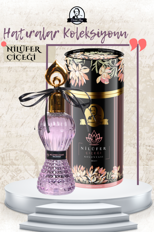 Hatıralar Koleksiyonu Söz Nişan Turistik Hediyelik Özel Kutulu Nilüfer Çiçeği Kolonyası 300ml